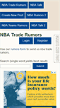 Mobile Screenshot of nba-trade-rumors.com