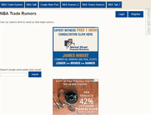 Tablet Screenshot of nba-trade-rumors.com